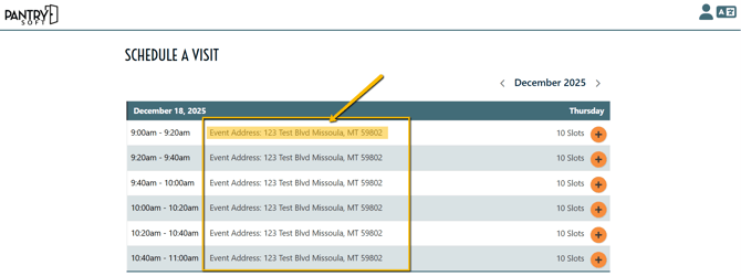 Client Perspective Schedule Template Comment