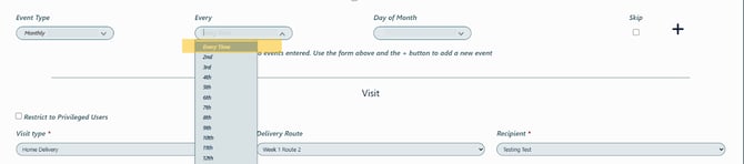 Visit Template Every